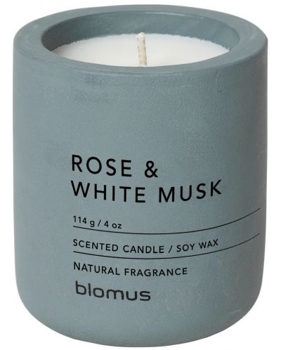 Lumânare parfumată Blomus Fraga - S, Rose & White Musk, FlintStone	 - 1