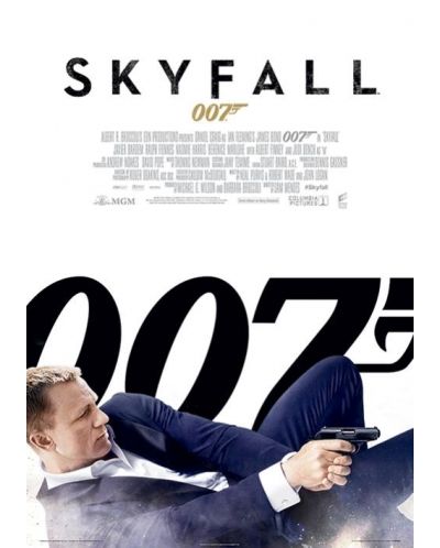 Tablou Art Print Pyramid Movies: James Bond - Skyfall One Sheet - White - 1