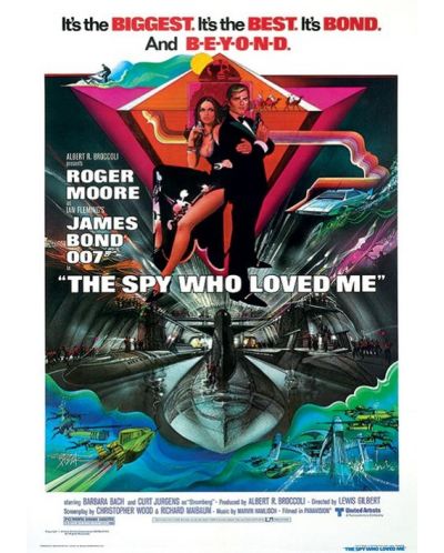 Tablou Art Print Pyramid Movies: James Bond - Spy Who Loved Me One-Sheet - 1