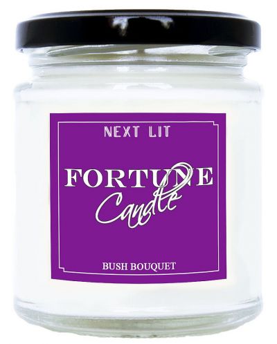 Lumanare parfumata cu mesaj Next Lit Fortune Candle - Bush Bouquet, in engleza - 1