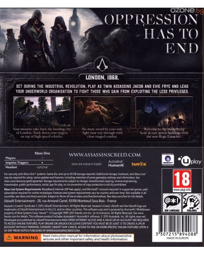 Assassin's Creed: Syndicate (Xbox One) - 4