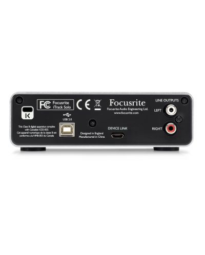 Interfata audio Focusrite - iTrack Solo, gri/negru - 4