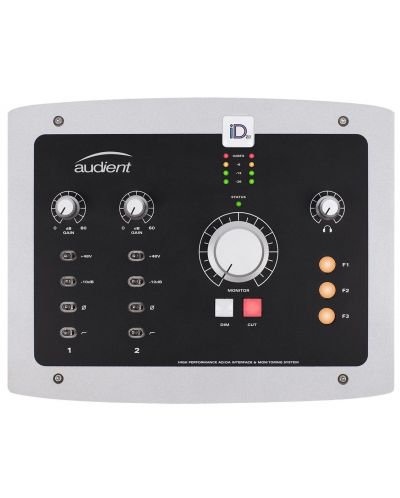 Interfață audio Audient - ID22, argintiu/negru - 1