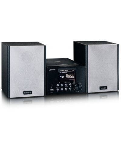 Sistem audio Lenco - MC-250BK, negru/gri - 2