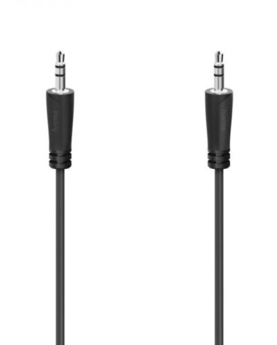 Cablu audio Hama - 3.5 mm/3.5 mm, 5 m, negru - 1