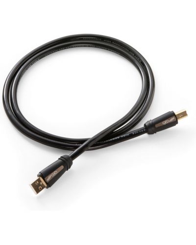 Cablu audio QED - Performance - Hi Ref, USB -A/USB-B M/M, 1 m, negru - 1