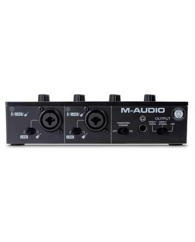 Interfata audio M-Audio - M-Track Duo, neagra - 4