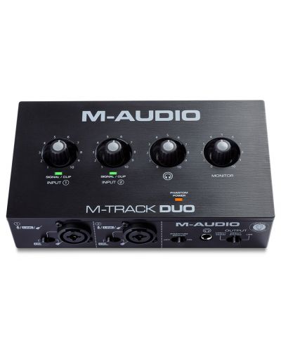 Interfata audio M-Audio - M-Track Duo, neagra - 1