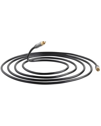 Cablu audio QED - Performance Subwoofer, RCA/RCA M/M, 6 m, negru - 1