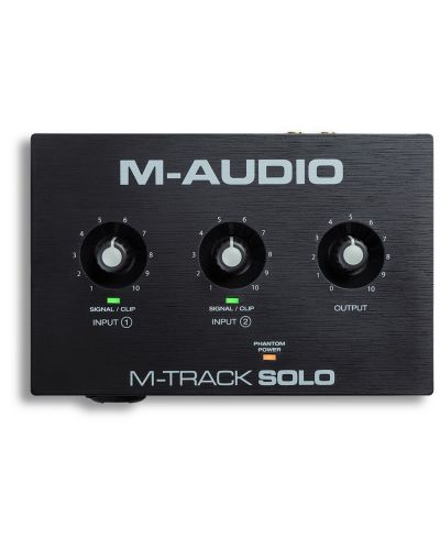 Interfata audio M-Audio - M-Track Solo, neagra - 2