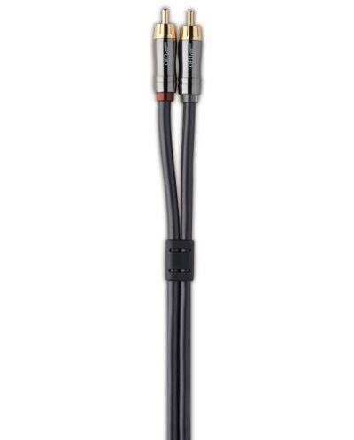 Cablu audio QED - Performance Audio, 2x RCA/2x RCA M/M, 1 m, negru - 2