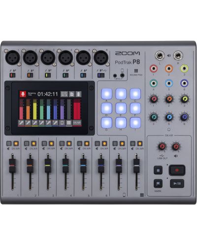 Mixer Broadcast Zoom - PodTrak P8, gri - 1