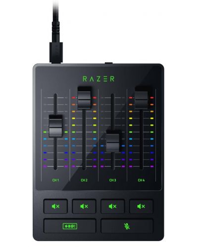 Interfata audio Razer - Mixer audio, negru  - 1