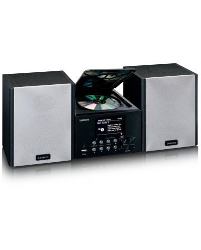 Sistem audio Lenco - MC-250BK, negru/gri - 3