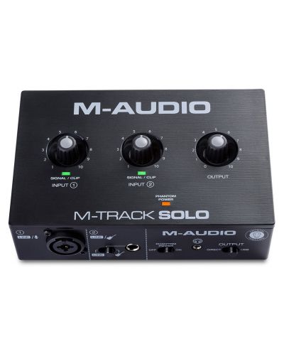 Interfata audio M-Audio - M-Track Solo, neagra - 1