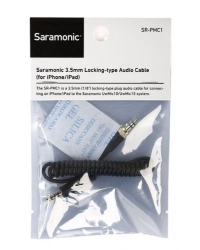 Cablu audio Saramonic - SR-PMC1, 3.5 TRS-M/3.5mm TRRS-M, 25-38 cm - 3
