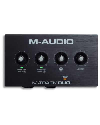 Interfata audio M-Audio - M-Track Duo, neagra - 2