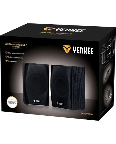 Sistem audio Yenkee - 2010BK, 2.0, negru - 4