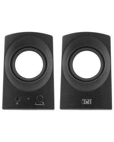 Sistem audio T'nB - Seria ARK, 2.0, alb/negru - 2