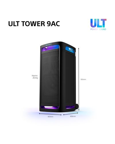 Sistem audio Sony - ULT TOWER 9 AC, negru | Ozone.ro