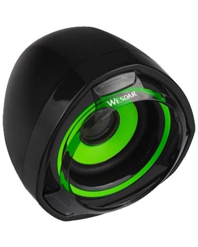Sistem audio Wesdar - CS1, negru/verde - 2
