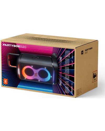 Sistem audio JBL - PartyBox 520, negru | Ozone.ro