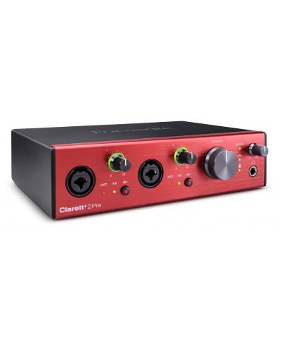 Interfață audio Focusrite - Clarett+ 2Pre, roșu/negru - 3
