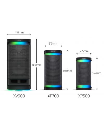 Sistem audio Sony - SRS-XV900, negru - 9