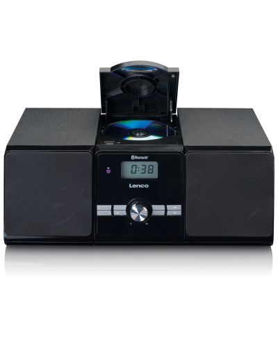 Sistem audio Lenco - MC-030BK, 2.0, negru - 2