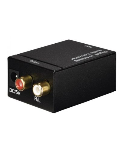 Convertor audio Hama - AC80, digital/analogic, negru - 1