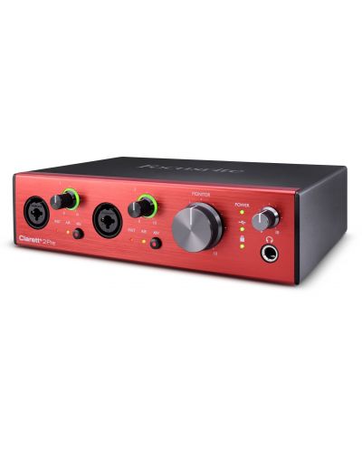 Interfață audio Focusrite - Clarett+ 2Pre, roșu/negru - 2