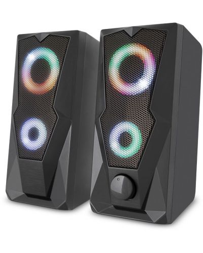 Sistem audio Yenkee - 2003RGB, 2.0, negru - 1