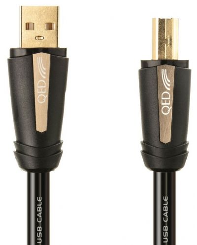 Cablu audio QED - Performance - Hi Ref, USB -A/USB-B M/M, 1 m, negru - 4