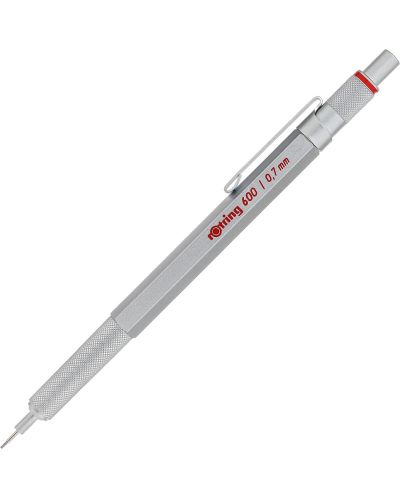 Creion automat Rotring 600 - 0,7 mm, argintiu - 1