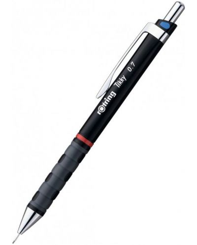 Creion automat Rotring Tikky - 0,7 mm, negru - 1