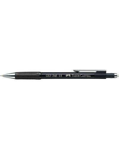 Creion automat Faber-Castell Grip - 0.5 mm, negru - 1