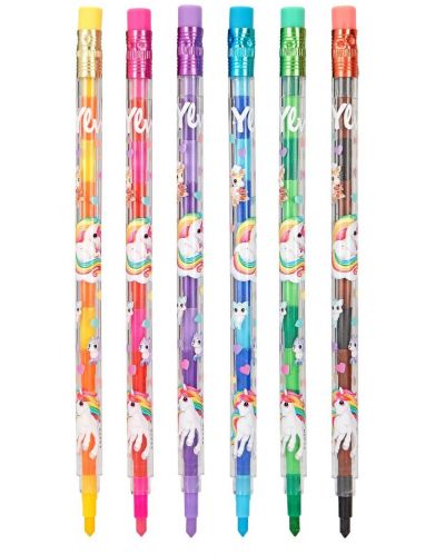 Creioane bicolore automate Depesche TopModel Ylvi - 6 buc - 1