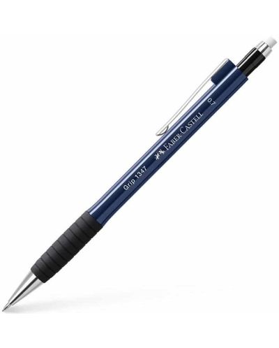 Creion automat Faber-Castell Grip - 0.7 mm, albastru - 1