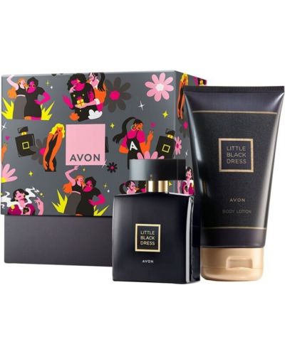 Avon Set cadou Little Black Dress - Apă de parfum și Loțiune, 50 + 150 ml - 1