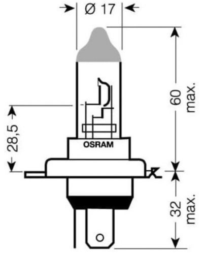 Becuri auto Osram - H4, 64193NL, Night Breaker Laser - 4