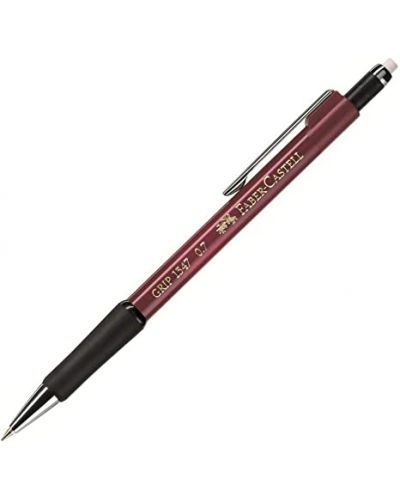 Creion automat Faber-Castell Grip - 0.7 mm, culoare visiniu - 1