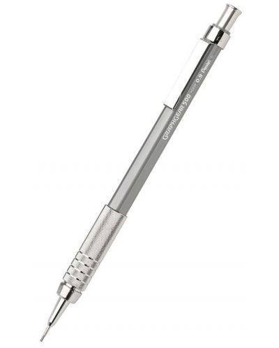 Creion automat Pentel Graphgear - 520 0.9 mm, argintiu - 1
