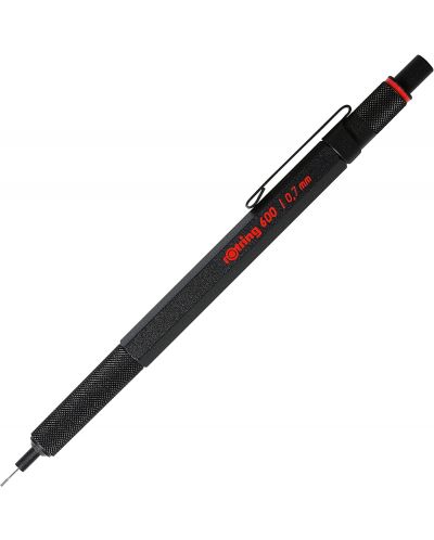 Creion automat Rotring 600 - 0,7 mm, negru - 1