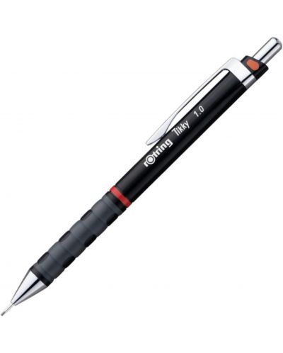 Creion automat Rotring Tikky - 1.0 mm, negru - 1
