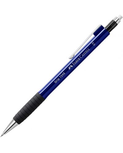 Creion automat Faber-Castell Grip - 0.5 mm, albastru inchis - 1