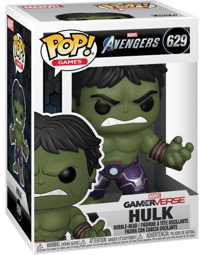 Figurina Funko POP! Games: Avengers - Hulk, #629 - 2