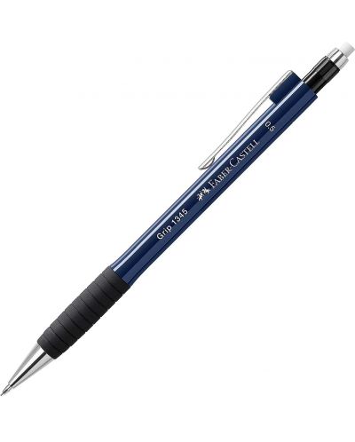 Creion automat Faber-Castell Grip - 0.5 mm, albastru - 1