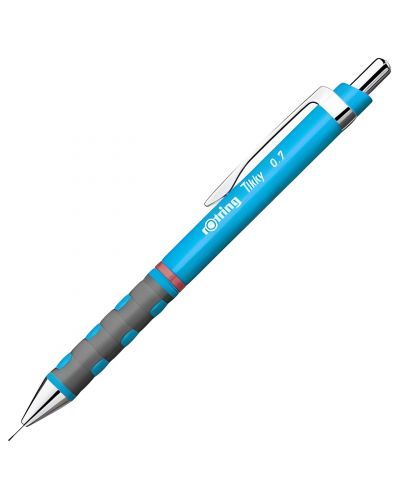 Creion automat Rotring Tikky Neon - 0,7 mm, albastru - 1