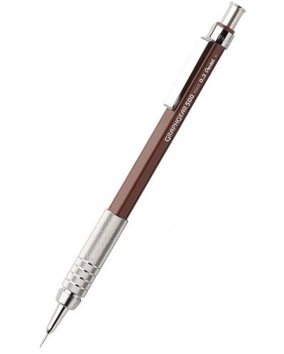 Creion automat Pentel - Graphgear 520, 0.3 mm, maor - 1