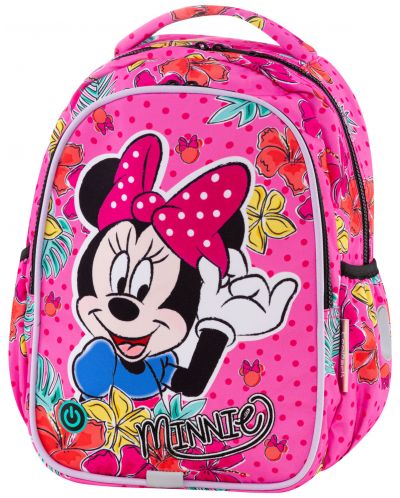 Ghiozdan scolar cu iluminare LED Cool Pack Joy S - Minnie Mouse Tropical - 2